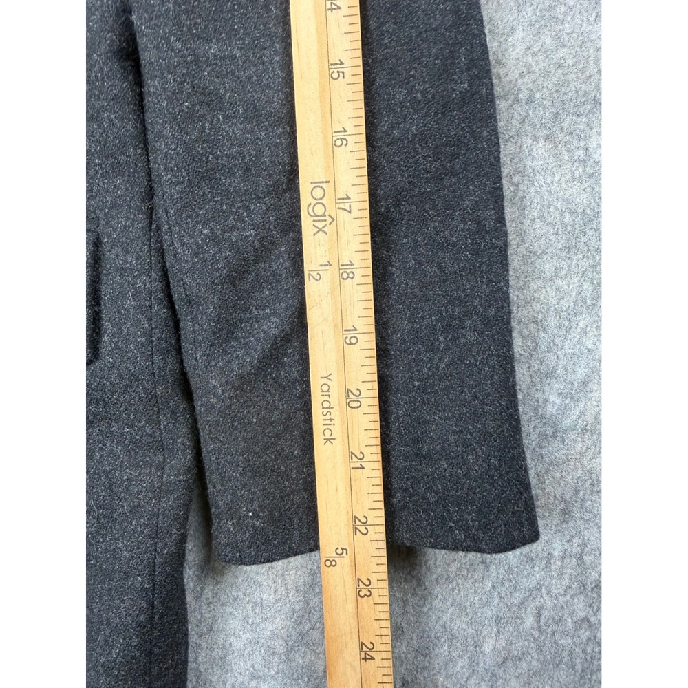Pendleton Blazer Women 10 Gray Virgin Wool Classic Professional Chic Jacket 100% - Picture 4 of 6
